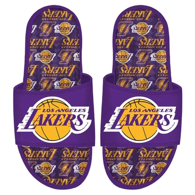 Islide Los Angeles Lakers Team Pattern Gel Slide Sandals In Purple