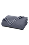 Boll & Branch Organic Waffle Bed Blanket In Mineral