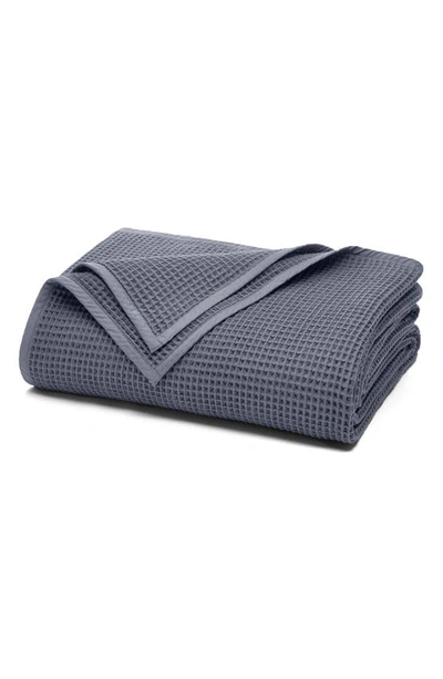Boll & Branch Organic Waffle Bed Blanket In Mineral