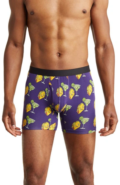 Meundies Stretch Boxer Briefs In Taco Chance On Me