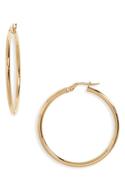 ROBERTO COIN ROBERTO COIN 35MM GOLD HOOP EARRINGS