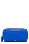 Anya Hindmarch Girlie Stuff Econyl® Recycled Nylon Cosmetics Case In Electric Blue