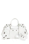 Balenciaga Neo Cagole City Bag In Optic White