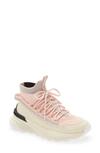 Moncler Monte Runner High Top Sneaker In Medium Pink