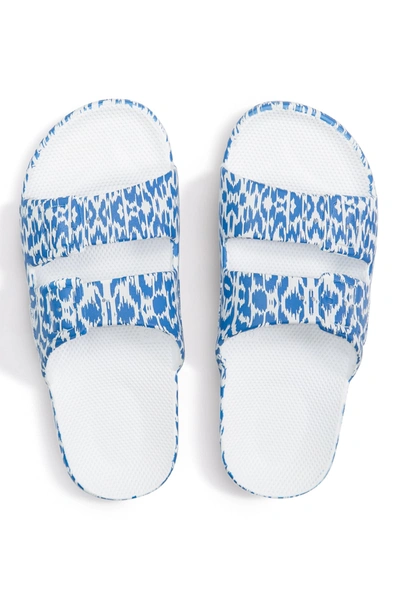 Freedom Moses Women's Ikat Buckled Sandals In Blue