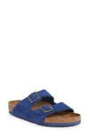 Birkenstock Arizona Desert Slide Sandal In Blue