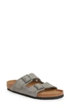 Birkenstock Arizona Desert Slide Sandal In Gray