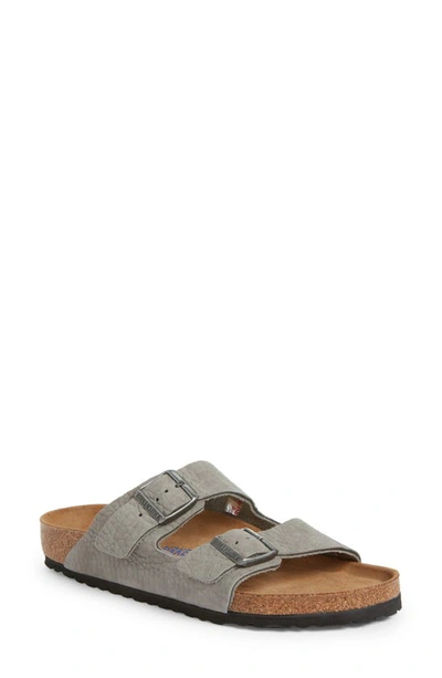 Birkenstock Arizona Desert Slide Sandal In Gray