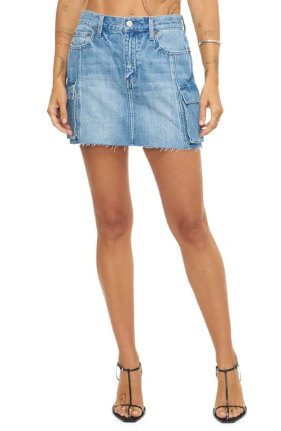 Pistola Devin Womens Denim High Rise Cutoff Shorts In Blue