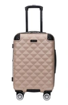 KENNETH COLE REACTION DIAMOND TOWER 20" HARDSIDE SPINNER LUGGAGE