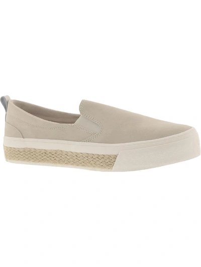 Sperry Crest Vibe Twin Gore Womens Suede Espadrilles Slip-on Sneakers In Beige