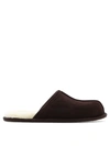 Ugg Scuff Suede Slippers In Brown
