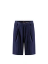 Corneliani Bermuda Shorts In Blue