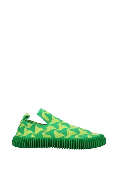 Bottega Veneta Slip On Fabric Green Parakeet