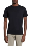 Theory Short Sleeve Regular Fit T-shirt In Black