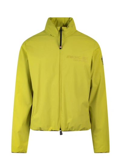 Moncler Rovenaud Nylon Jacket In Giallo