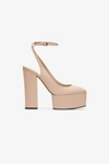 N°21 Woman Pumps Light Pink Size 11 Soft Leather In Powder