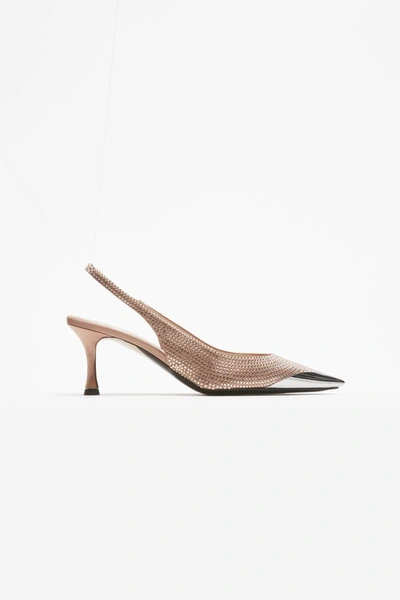 N°21 Woman Pumps Blush Size 10 Textile Fibers In Beige Chiari E Naturali