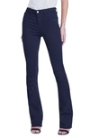 L'agence Selma Sleek Baby Bootcut Jeans In Midnight