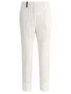 PESERICO TROUSERS WITH HIGH TURN-UP HEM