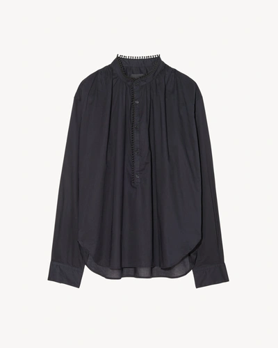 Nili Lotan Marcelo Shirt In Black