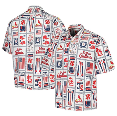 Reyn Spooner White St. Louis Cardinals Americana Button-up Shirt