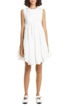 Cecilie Bahnsen Divya Empire-line Dress In White