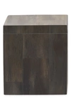 Pigeon & Poodle Arles Faux Horn Canister In Dark