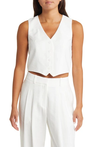 Wayf Hudson Vest In Ivory