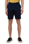 BEN SHERMAN SIGNATURE FLAT FRONT STRETCH COTTON CHINO SHORTS