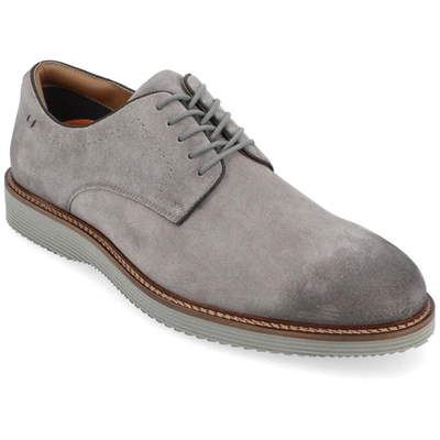 Thomas & Vine Men's Seneca Plain Toe Derby Casual Shoes In Grey