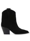 Aeyde Albi 80mm Leather Ankle Boots In Black
