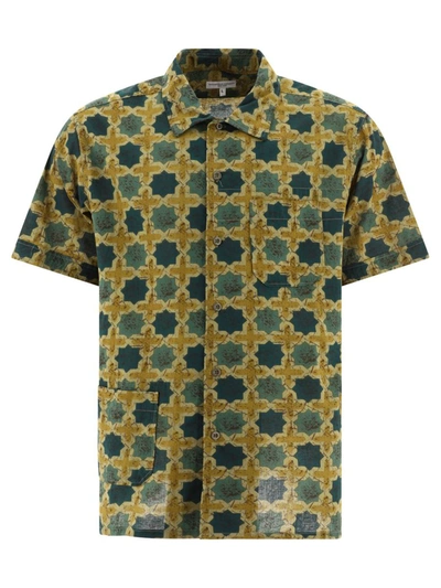 Engineered Garments Multicolor Printed Shirt In Green