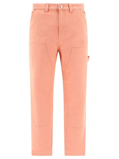 Stussy Stüssy "canvas Work" Trousers In Pink