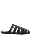 Ancient Greek Sandals "cosmia" Sandals In Black