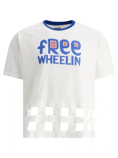 Kapital "free Wheelin" T-shirt In White
