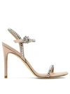 Stuart Weitzman Gemcut 100 Sandals In Pink