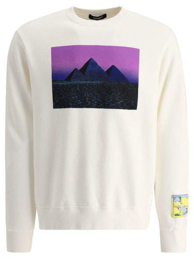 Undercover Pink Floyd Photograph-print Sweatshirt In White