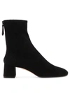 Aquazzura Saint Honoré Ankle Boots Black In Black