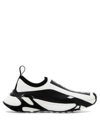 Dolce & Gabbana Stretch Mesh Fast Sneakers In White