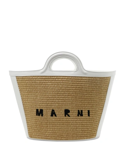 Marni Tropicalia Handbag In White