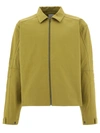 Roa Khaki Back Kangaroo Pocket Jacket In Green