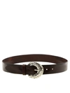 ORCIANI ORCIANI BELT WITH SILVER BUCKLE
