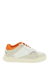 Heron Preston Sneakers In White Suede And Leather