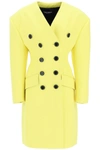 DOLCE & GABBANA OVERSIZED SHOULDERS WOOL COAT