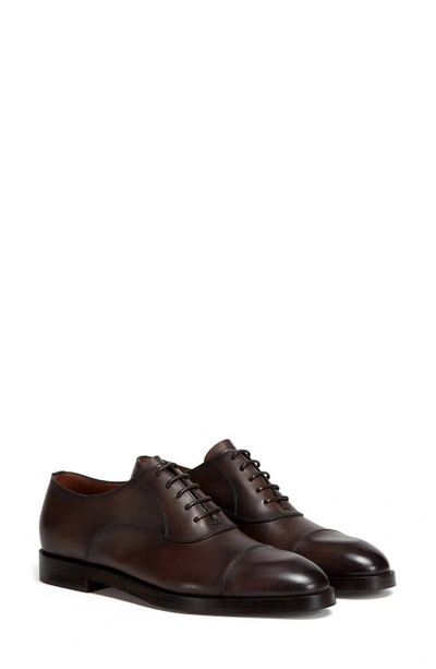 ZEGNA ZEGNA TORINO CAP TOE OXFORD