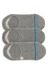 STANCE ICON 3-PACK NO-SHOW LINER SOCKS