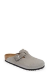 Birkenstock Boston Desert Clog In Whale Gray