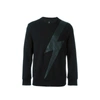 NEIL BARRETT FLASH DESIGN SWEATSHIRT