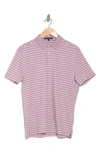 Robert Barakett Carlsbad Short Sleeve Polo In Dark Pink